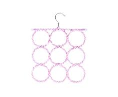 Vosarea Organizador para Pañuelos Bufandas Percha con 9 Anillos Aleatorio Color