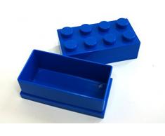 LEGO - Mini caja de almuerzo 8, color azul (Room Copenhagen A/S 4012)
