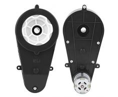 Akozon Caja De Engranajes Del Motor Eléctrico Motor Eléctrico, Caja de Cambios para Ruedas Eléctricas de Niños para Ruedas Eléctricas de Coche(12V 30000RPM)