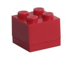 LEGO - Mini caja 4, color rojo (Room Copenhagen A/S 40111730)