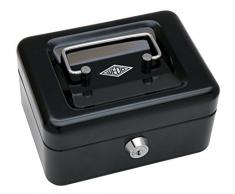 Wedo 145121H - Caja de caudales con clip, talla 1 (15,2 x 11,5 x 8 cm), negro