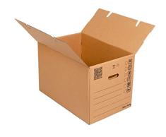 Cajas de mudanza grandes 600x400x400mm Empaque muy resistente y duradero Cartón de 3 capas Doble fondo de la caja de cartón 6 manijas Paquete de almacenamiento móvil (10)