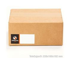 TeleCajas® | (30x) Caja Cartón Pequeña Envios | 228x160x102 mm | Pack de 30 uds.