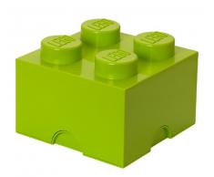 LEGO Storage Brick 4, caja de almacenamiento, color verde lima (Room Copenhagen 4003)