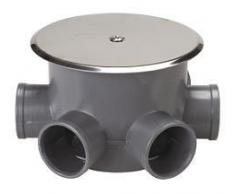 Crearplast c-140 - Bote sifonico pvc 110mm con tapa diámetro 40x50