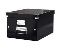 Leitz Caja de Almacenaje A4, Gama Click and Store 60440095 - Mediana, Negro