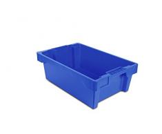 Tayg Euro-caja para almacén y transporte 6420, Azul, 600 x 400 x 200 mm