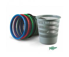 Papelera de rejilla de plástico negra FAIBO 307