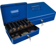 Caja De Caudales 12" 300 X 240 X 90 Mm Negra Con Portamonedas