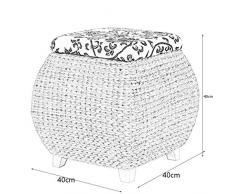 YCL-cesto de la Ropa Hecho a Mano Inicio Madera Sólida Tejida Ropa Sucia Canasta de Almacenamiento con Tapa Taburete de Almacenamiento de usos Múltiples Cesta de Lavandería (Color : Gray)