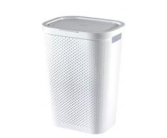 CURVER Hamper Infinity Recycled Baúl para la Colada, Blanco, 59