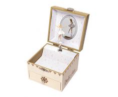 Trousselier, pequeña caja de música con diseño de Ballerina.