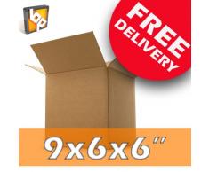 Set de 50 cajas de cartón pequeñas para envíos (229 x 152 x 152 mm)