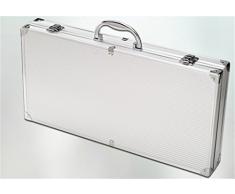 Holzsammlung® Cubertería de 18 piezas para barbacoa de acero inoxidable para barbacoa Cubiertos en maletín de aluminio #1