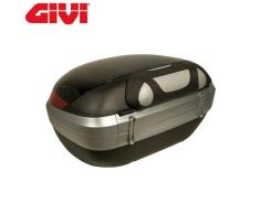 Respaldo Respaldo Respaldo Respaldo Respaldo Respaldo tapizado en símil Piel Negro Givi Gris para baúl Maleta V56N Maxia