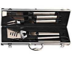 El Fuego AY0332 - Juego de cubertería (5 piezas, incluye caja de aluminio)