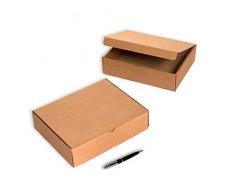 Pack 50 cajas para envíos 265x220x070mm. Caja automontable. Caja cartón Kraft. Montaje muy fácil y sencillo.Apta para envíos postales. Ultraresistentes. Ideal para tiendas online