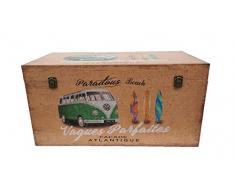 MAKONDO IMPORT-EXPORT BAÚL Madera Surf 73X37X37