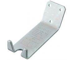 Point 13600001 - Soporte de Pared para Bicicleta (suspensión de Pedal, Incluye Material de fijación, 30 kg de Carga, Acero), Color Plateado