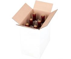 Propac z-al6 V Colmena para caja 6 botellas, Vertical, Paquete de 15