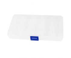 15 compartimento tornillos Maplin de plástico caja de almacenamiento