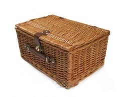Cesta de picnic para 4 personas. Ratán 21 piezas. Nr: 671