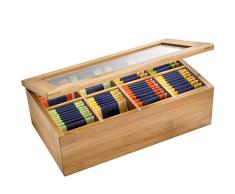 Westmark 15742260 - Caja para bolsitas de té, madera de bambú, 28 x 16 x 9 cm