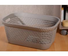 Dea Home Rattan - Canasto para ropa, 45 l