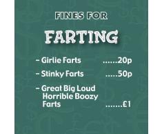 Boxer Gifts - Hucha con Texto en inglÃ©s Pay Up Instant Fines For Farting