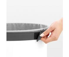 Brabantia - Cesto para ropa, 60 l, tapa de plástico blanca, cuerpo blanco