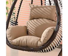 LUMBAR Colgante Huevo Hamaca Silla Cojines,Cesta Colgante Rattan Silla Cojín Impermeable Swing Asiento Cojín Cojín Cuna Acolchada Cojín Cojín Acolchado-d