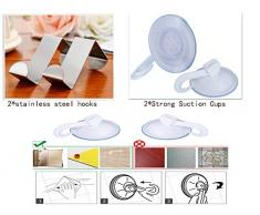 Cesta de lavandería colgante Cesta de lavandería Cesta de lavandería de puerta con ganchos de acero inoxidable (White)