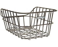 Basil - Albahaca cesta de la bicicleta, color negro