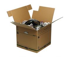 Bankers Box 6205601 - Caja de transporte y mudanza, paquete de 5