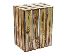 geflammte Massive fruta (49 x 42 x 31 cm/manzana caja/caja de vino del antiguo país