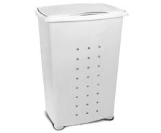 Tatay Millenium Cesto para Ropa Sucia con Tapa, 60 l de Capacidad, Plástico Polipropileno, Banco, 43 x 35,5 x 64 cm