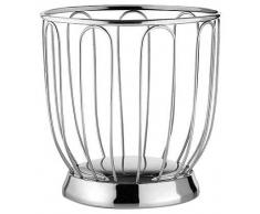 Alessi 370/19 - Cesta para cÃtricos de acero (19 cm), color plateado