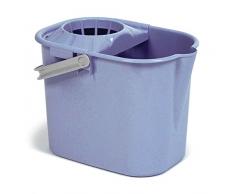 TATAY 1102800 - Cubo de Fregar Rectangular graduado con Escurridor y Asa, 12 litros de capacidad, Color Azul, PlÃ¡stico polipropileno, 37 x 26,5 x 29