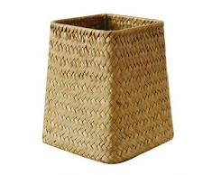 Noyokere Maceta Maceta Canasta Canasta de Algas de Mimbre Sucia Lavandería Canasta de Almacenamiento Almacenamiento en el hogar Decoración de la Mesa en casa