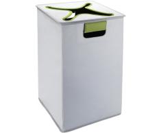 OXO 6213100 - Cesto con tapa, color gris y verde