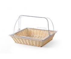 Hendi 426968 Gastronorm 2/3 tapa de la Cesta de pan con Roll Top