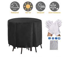 Multifuncional, Práctico, Resistente, Impermeable Cubierta Protectora de Muebles al exterior, Funda para los mesas/ sillas del jardín al aire libre
