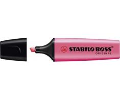 STABILO BOSS Original - Marcador fluorescente - Caja con 10 marcadores - Color rosa