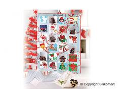 Calendar Box Juego 2 Cajas Decoradas + Estructura en plÃ¡stico para 2 Calendarios de Adviento.