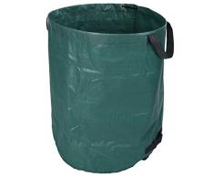 Bolsas de Basura de jardín 270liter - Saco de jardín ø67cmxh75 cm Basura Saco jardín Verde