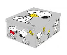 LAVATELLI Caja en Cartón, Gris, 39 x 50 x 24 cm