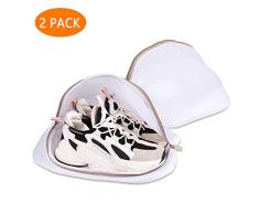 Hotott Saco Lavadora para Zapatos, Bolsas Premium de Malla de Lavandería Zapatos de Deporte para Lavadora con Cremallera Duradera, Bolsa de Lavado de Alta protección para Almacenamiento y Viaje