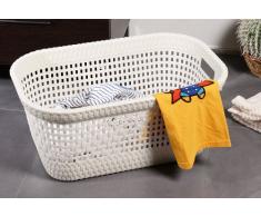 Dea Home Rattan - Canasto para ropa, 45 l