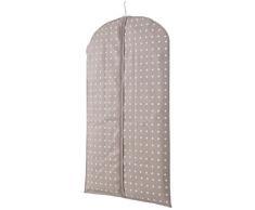 Compactor Funda Corta para Ropa, Cremallera Antipolvo, Marrón, 60 x H. 100 cm, RAN4390_Brown, Non Woven 75G, S