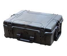 Max MAX540H190STR IP67 resistente al agua nominal de tapas rígidas para fotografía equipo estanca resistente de transporte tirador plástico funda Transit/espuma de poliuretano de/caja de transporte para iMac caja de herramientas